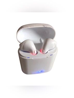 i7 Travelocity Bluetooth Twin White Earbuds